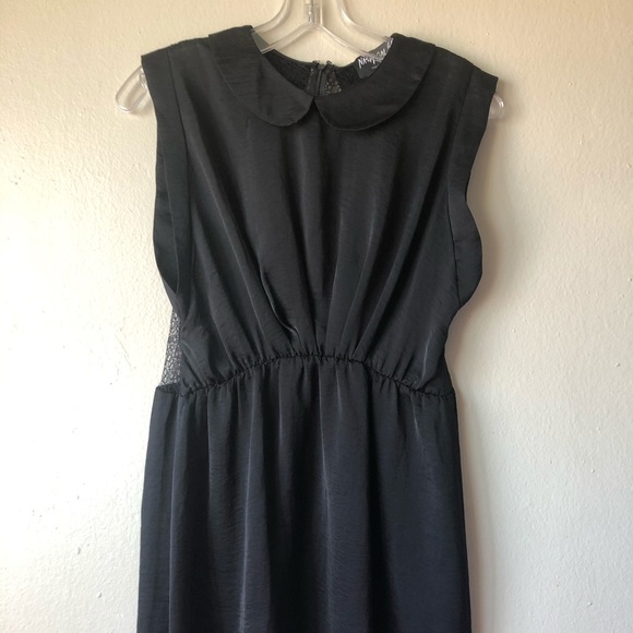 Nasty Gal Open Lace Back Black Dress - Picture 2 of 5